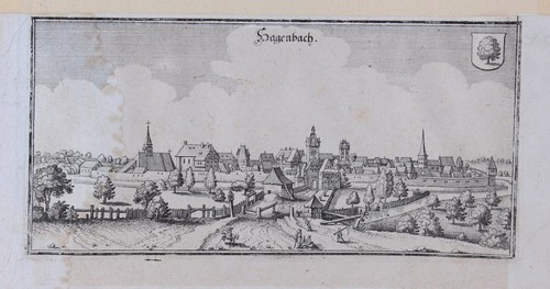 Hagenbach kupferstich - hagenbach, (pfalz)