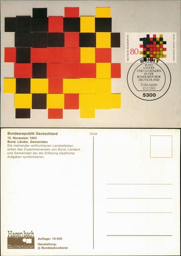 Briefmarke bund länder - briefmarke,