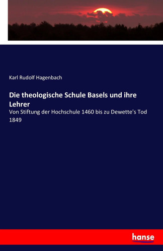 Karl rudolf hagenbach die - karl,